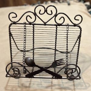Rod Iron Cookbook Holder